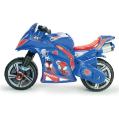 Moto Cavalcabile per Bambini Blu Spidey Marvel Equilibrio Max 50kg