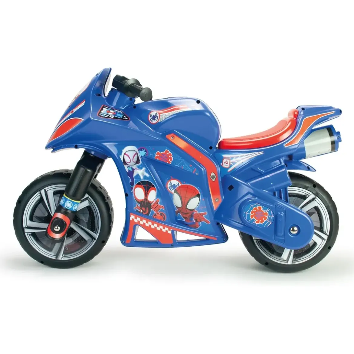 Moto Cavalcabile per Bambini Blu Spidey Marvel Equilibrio Max 50kg