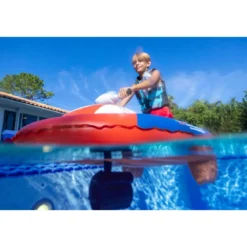 Moto d'Acqua WAVE MAKER Gonfiabile per Bambini Elettrica a Batteria Piscina Mare
