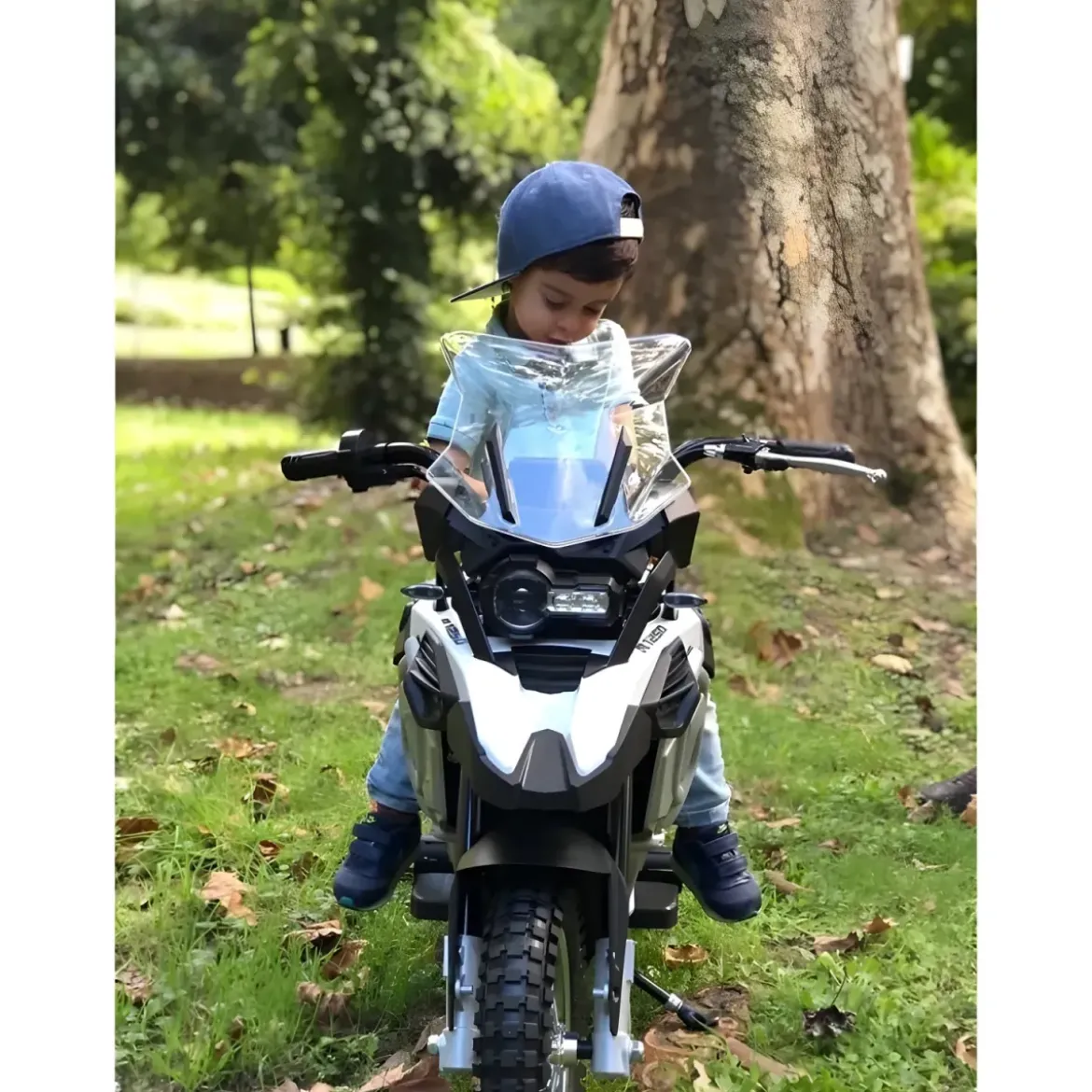 Moto Elettrica Bambini 24V BMW R1250 GS Adventure Ruote Gonfiabili