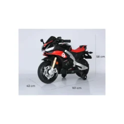 Moto Elettrica da Bambino Aprilia RSIV Small Nero