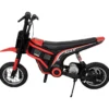 Moto Elettrica per Bambini a Batteria Moto Cross 24 V Cavalcabile Rossa