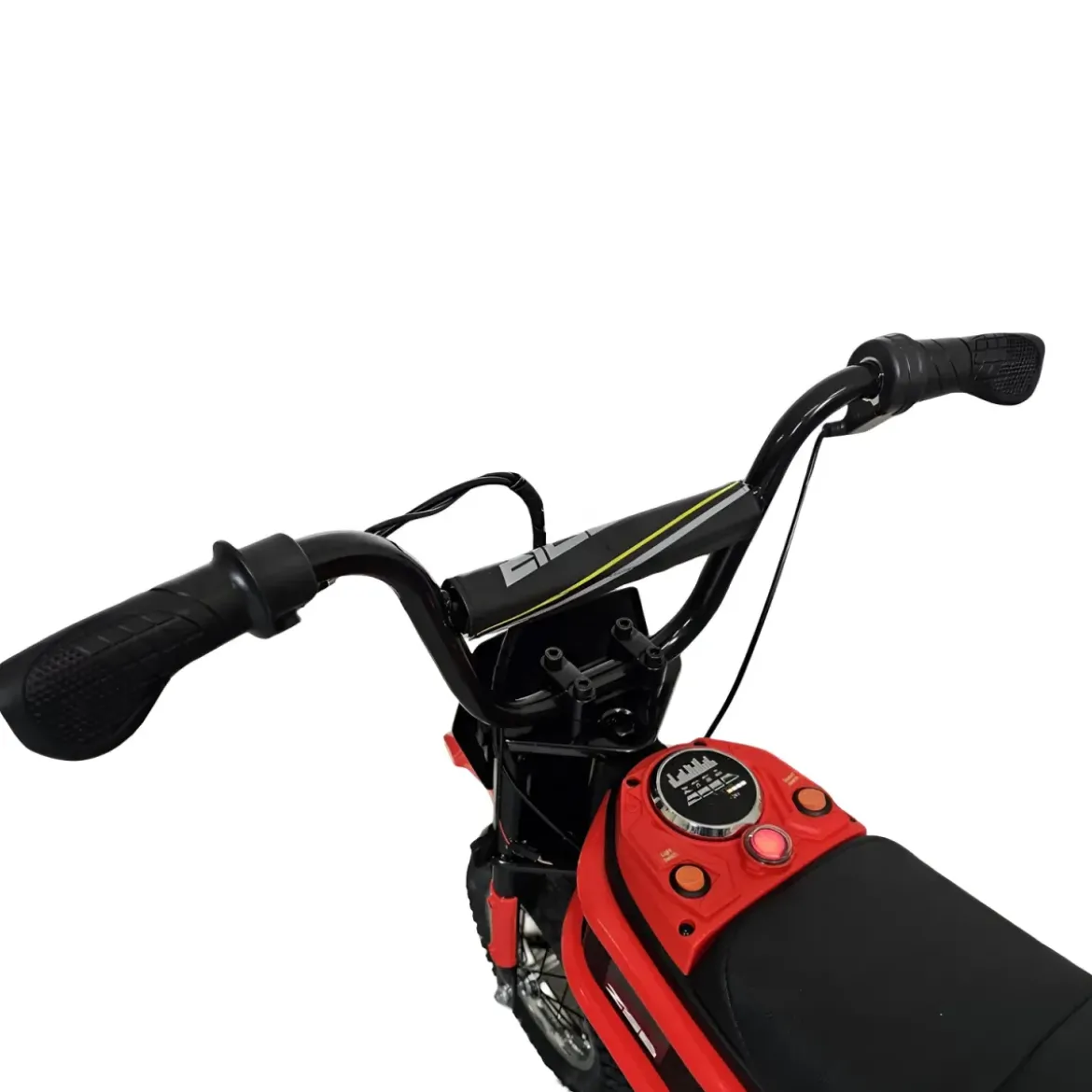 Moto Elettrica per Bambini a Batteria Moto Cross 24 V Cavalcabile Rossa