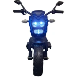 Moto Elettrica per Bambini a Batteria Moto Cross 12V Blu Metallizzato