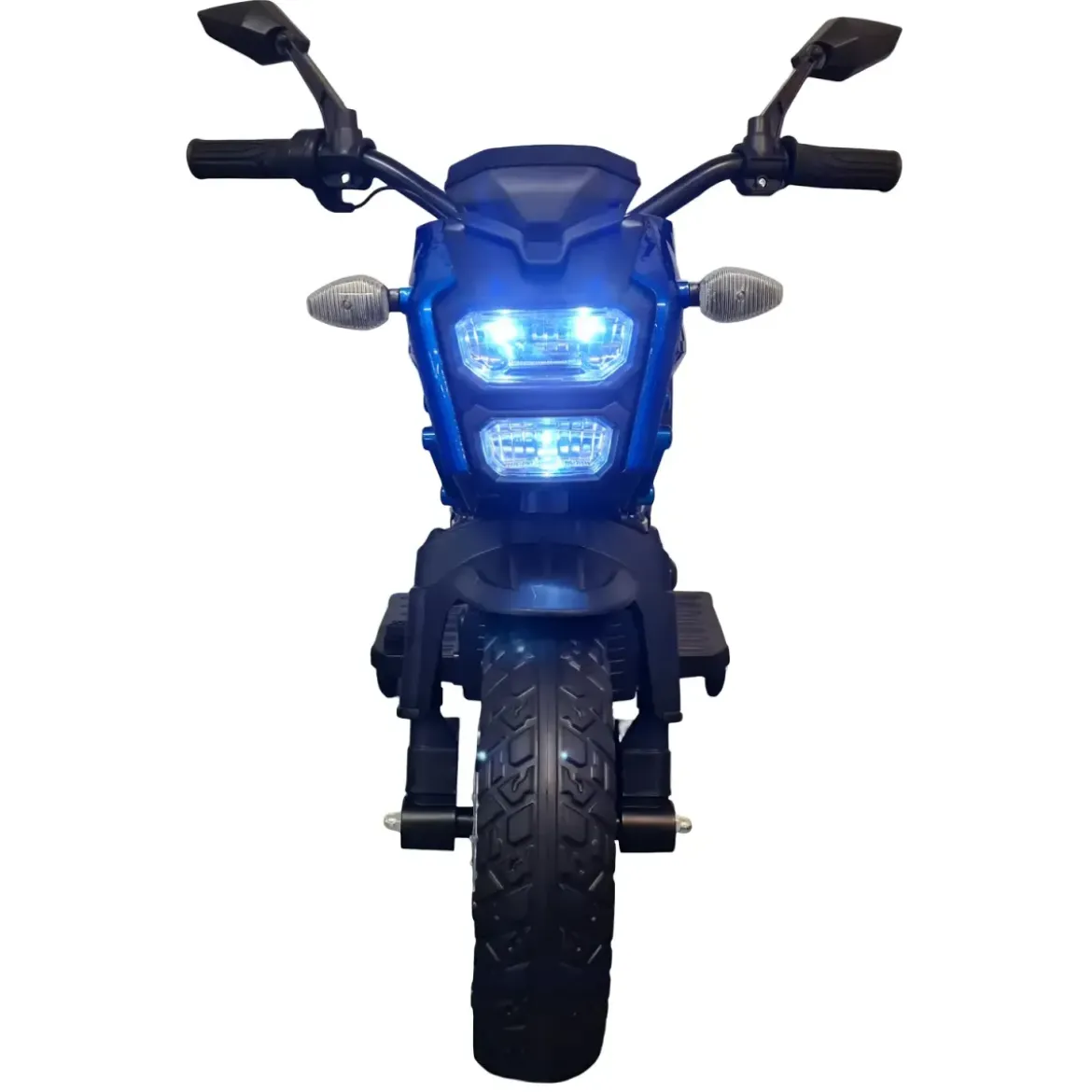 Moto Elettrica per Bambini a Batteria Moto Cross 12V Blu Metallizzato