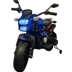 Moto Elettrica per Bambini a Batteria Moto Cross 12V Blu Metallizzato