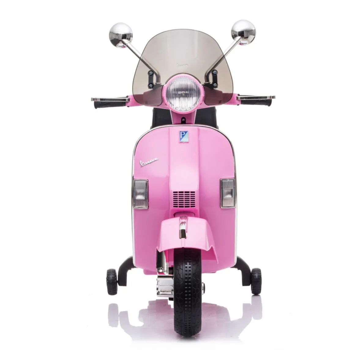 Moto Elettrica per Bambini Piaggio Vespa PX 150 Rosa a Batteria 12 V