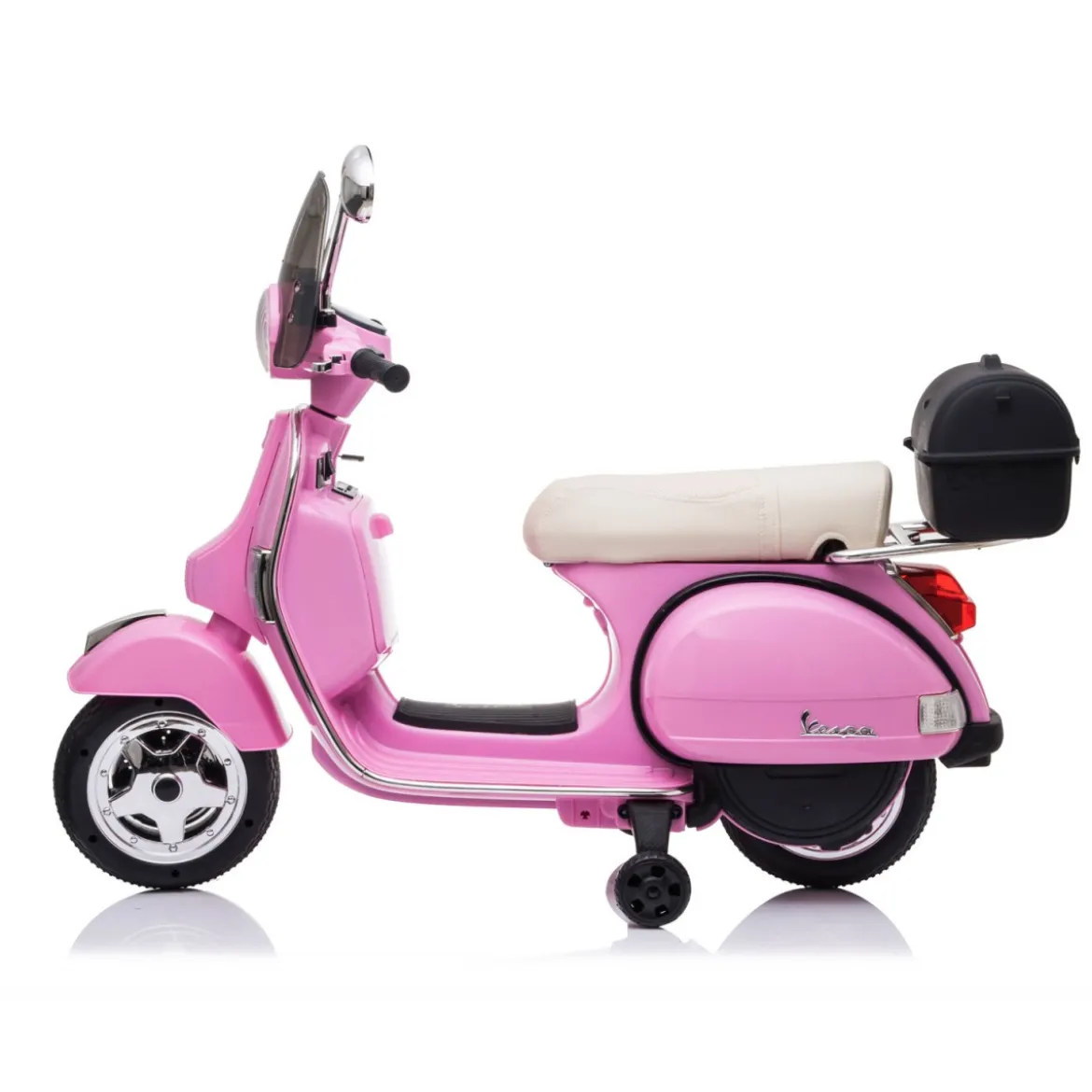 Moto Elettrica per Bambini Piaggio Vespa PX 150 Rosa a Batteria 12 V