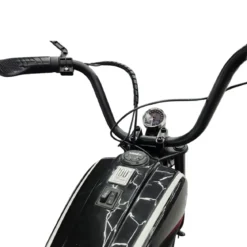 Moto Elettrica per Bambini 24V BMW R18 Nero Sedile Effetto Pelle Luci