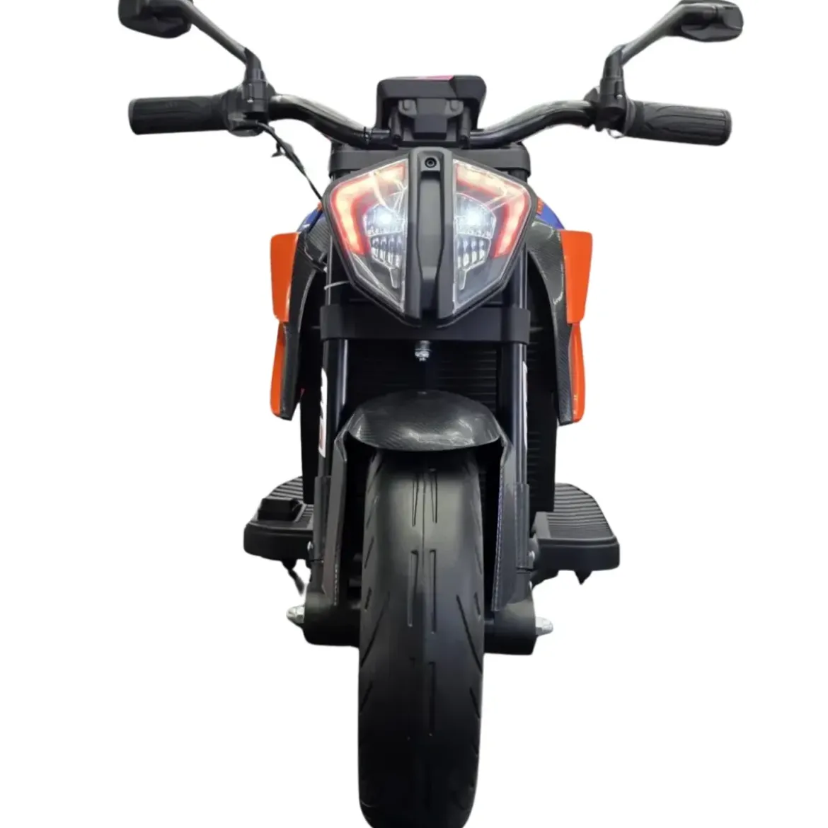 Moto Elettrica per Bambini 12V KTM 1290 Superduke 2 Motori Ruote EVA