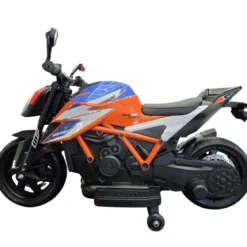 Moto Elettrica per Bambini 12V KTM 1290 Superduke 2 Motori Ruote EVA