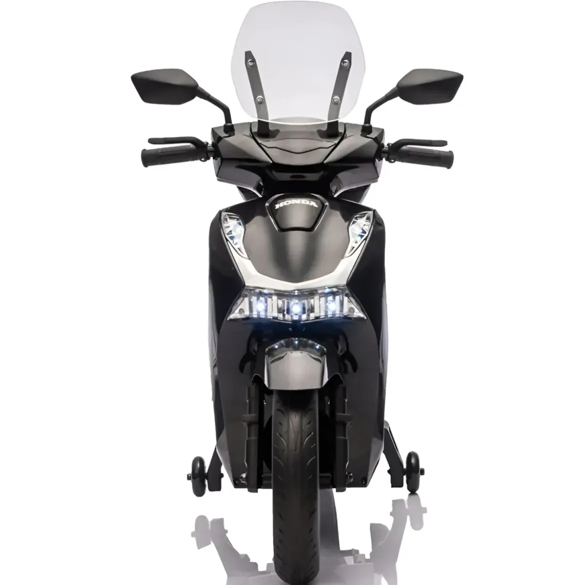 Moto Elettrica per Bambini 12V Scooter Nero Honda SH125