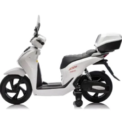 Moto Elettrica per Bambini 12V Scooter Bianco Honda SH125