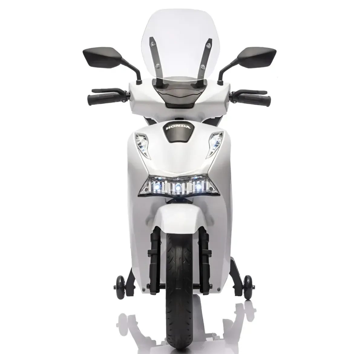 Moto Elettrica per Bambini 12V Scooter Bianco Honda SH125
