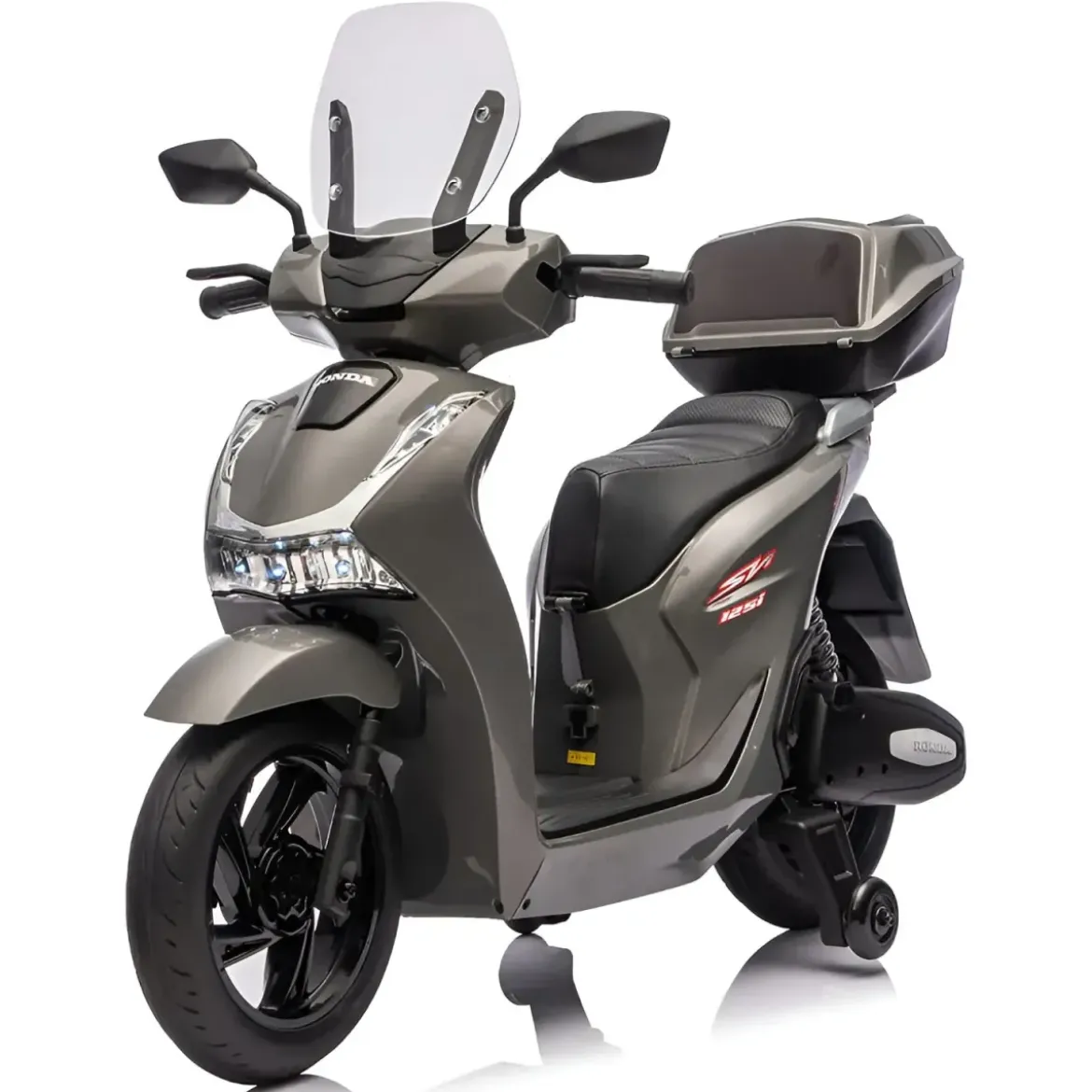 Moto Elettrica per Bambini 12V Scooter Grigio Honda SH125