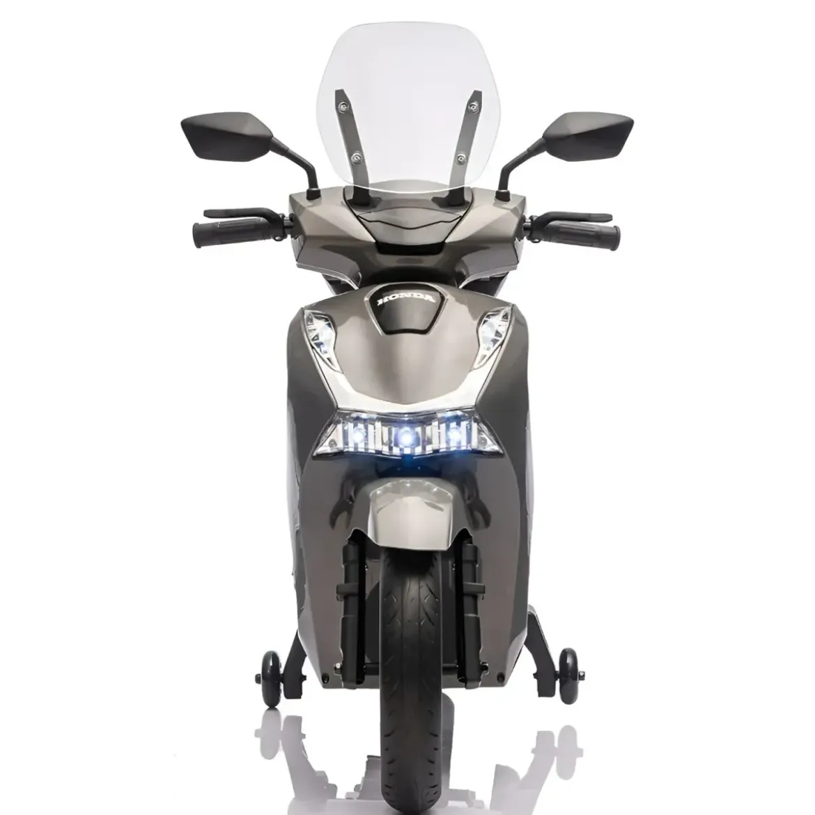 Moto Elettrica per Bambini 12V Scooter Grigio Honda SH125