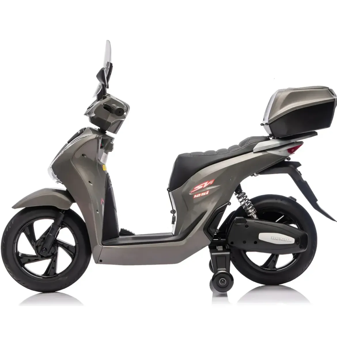 Moto Elettrica per Bambini 12V Scooter Grigio Honda SH125