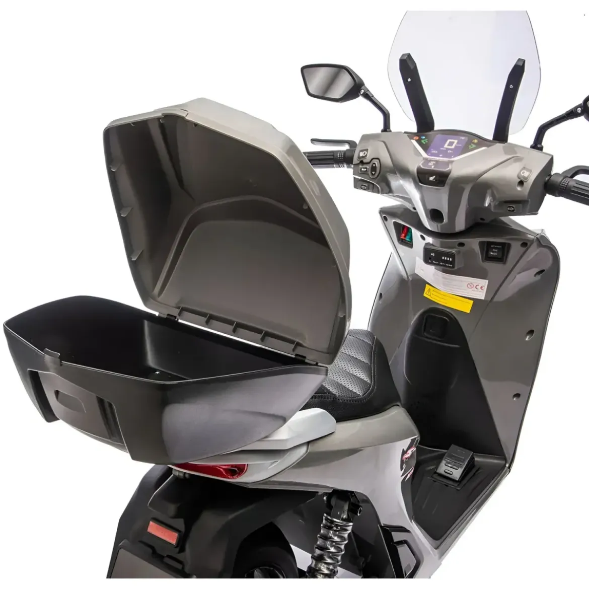 Moto Elettrica per Bambini 12V Scooter Grigio Honda SH125