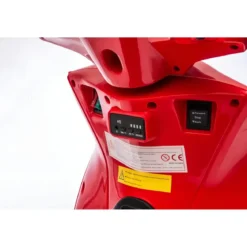 Moto Elettrica per Bambini 12V Scooter Rosso Honda SH125