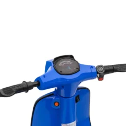 Moto Elettrica 24V per Bambini Blu Doppia Batteria Waterproof