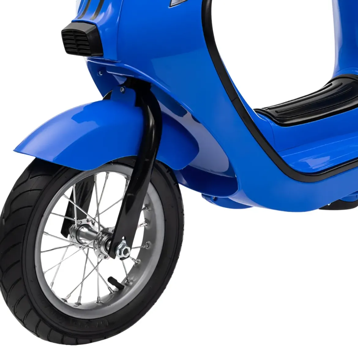 Moto Elettrica 24V per Bambini Blu Doppia Batteria Waterproof