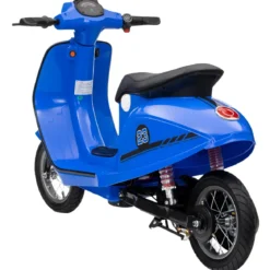 Moto Elettrica 24V per Bambini Blu Doppia Batteria Waterproof