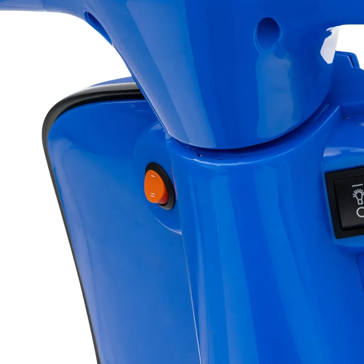 Moto Elettrica 24V per Bambini Blu Doppia Batteria Waterproof