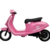 Moto Elettrica 24V per Bambini Rosa Doppia Batteria Waterproof