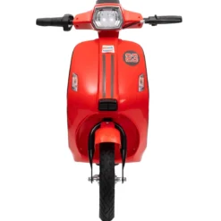 Moto Elettrica 24V per Bambini Rosso Doppia Batteria Waterproof