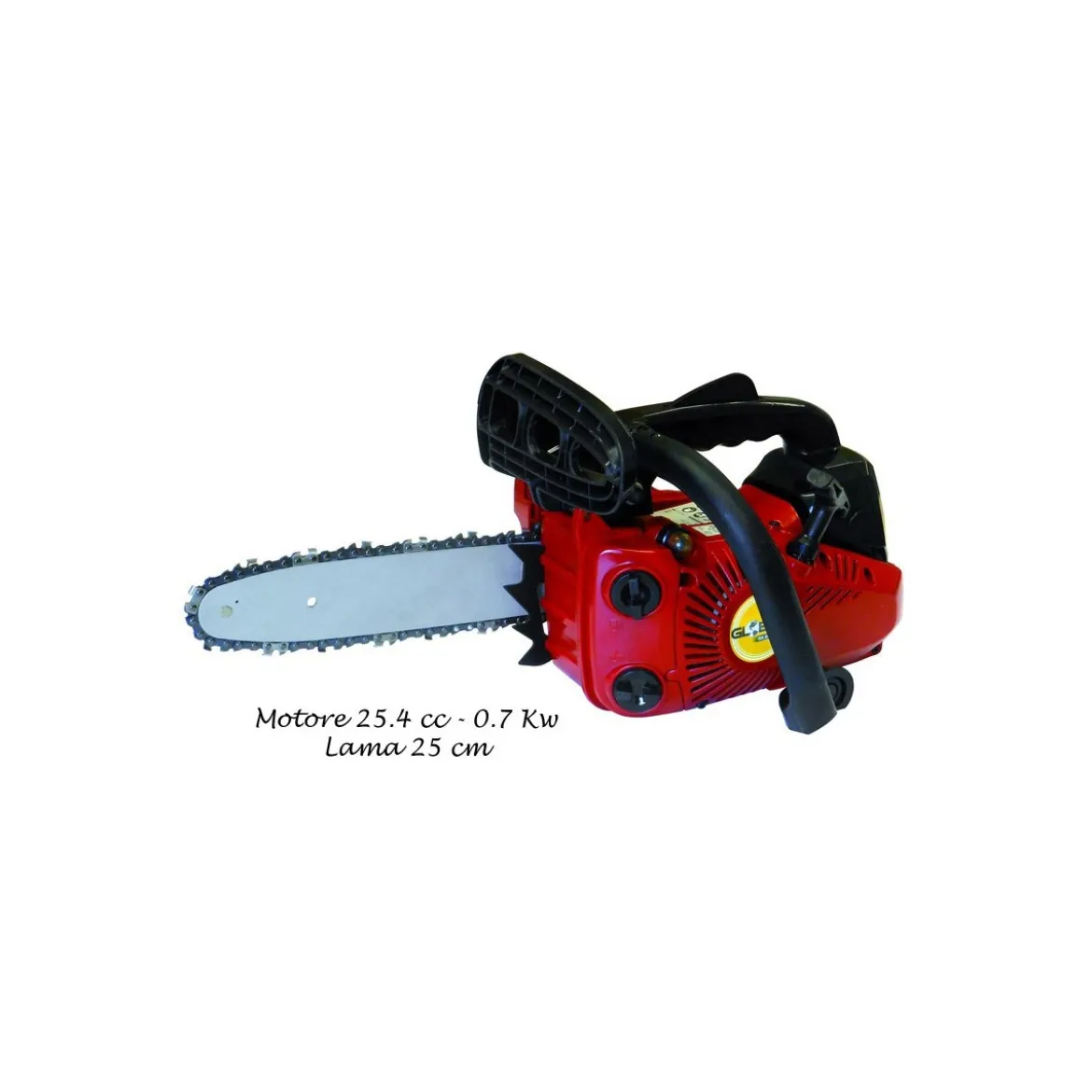 Motosega Globex 25 cc Lama 25 cm Motore a Scoppio Professionale Catena Oregon