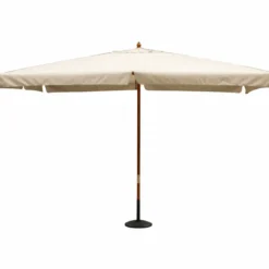 Ombrellone Avorio Quadrato 3x3 Tavolo Terrazzo Estate Giardino Ombra