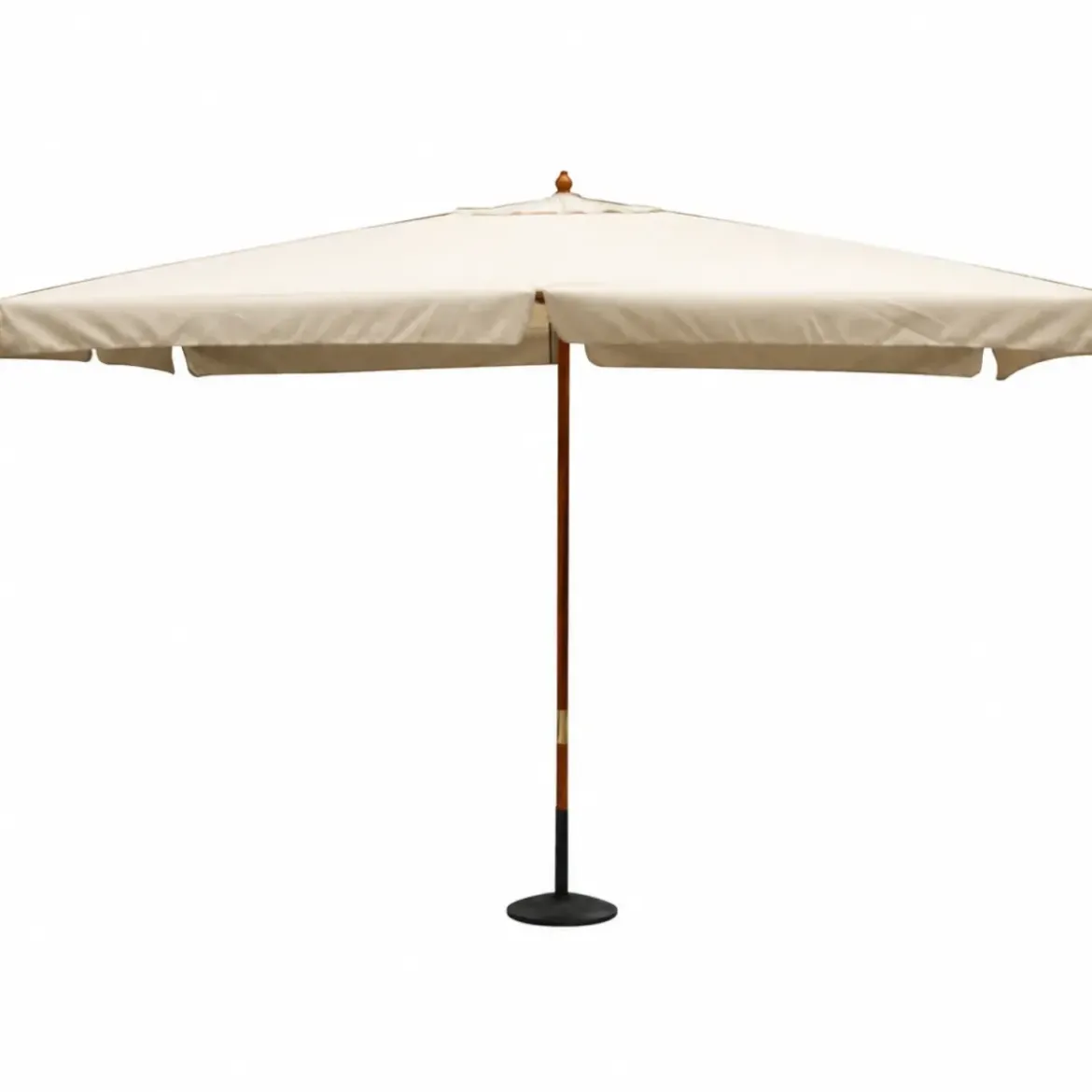 Ombrellone Avorio Quadrato 3x3 Tavolo Terrazzo Estate Giardino Ombra