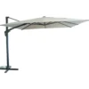 Ombrellone da Giardino Grigio 3x3 Palo Decentrato Alluminio Antracite