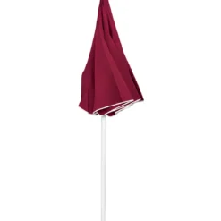 Ombrellone per Giardino Bordeaux 2,4x2,4 m Alluminio Inclinabile Sacca