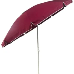 Ombrellone per Giardino Bordeaux 2,4x2,4 m Alluminio Inclinabile Sacca