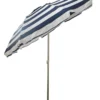Ombrellone per Giardino 2x2 m Inclinabile Blu Bianco Sacca Tessuto