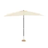 Ombrellone Rettangolare Garden 3x2 Ecru Giardino Terrazzo Telo con Manovella