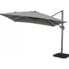 Ombrellone Rettangolare 3x4 m Palo Laterale Grigio Antracite Girevole
