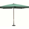 Ombrellone Rettangolare 2x3 Mt Tavolo Terrazzo Estate Giardino Verde Ombra