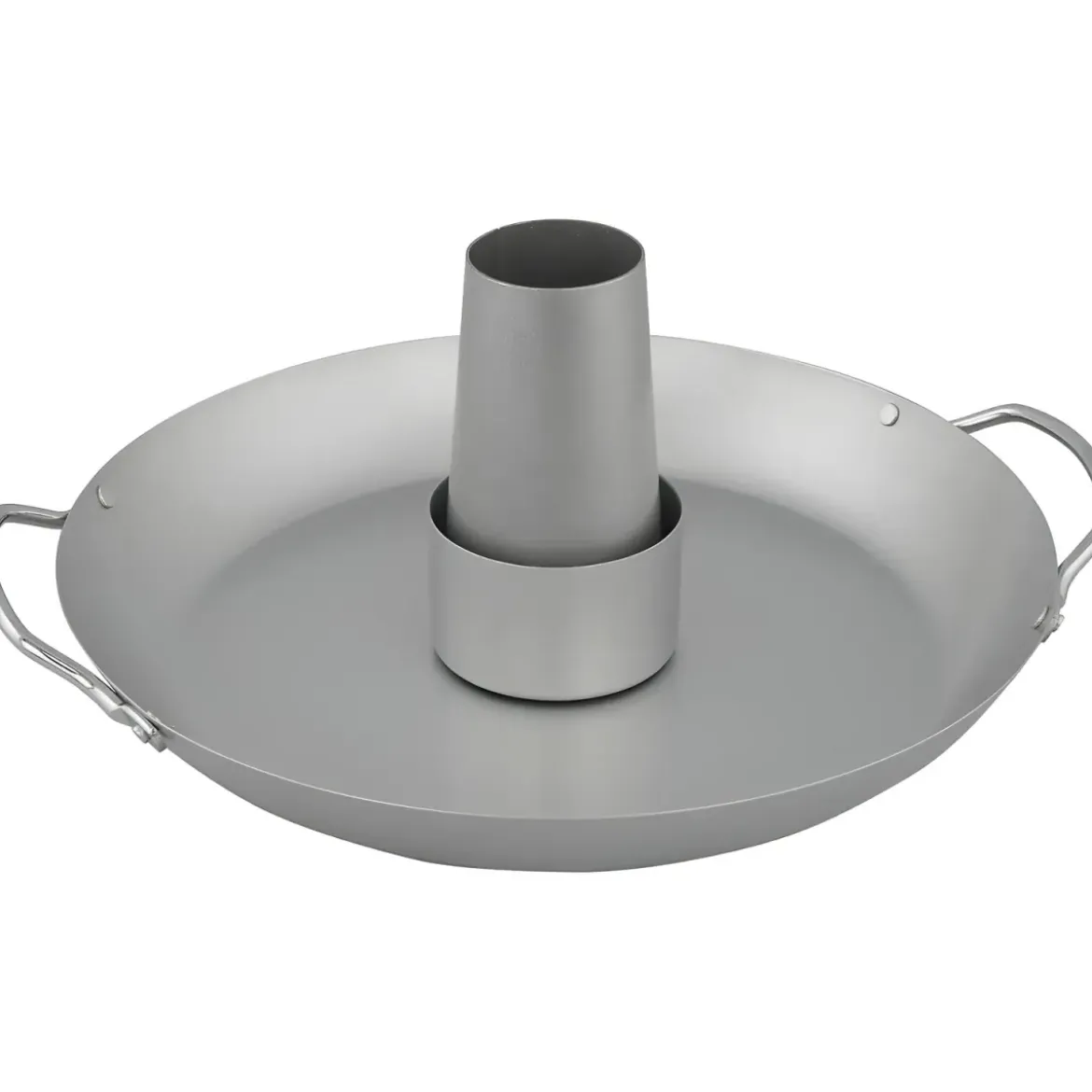 Padella Paella per Barbecue Campignaz Acciaio Inox Antiaderente Nero