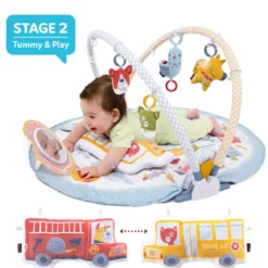 Palestrina Evolutiva Neonato 3 in 1 con Supporto Seduta Giochi 80x90 cm