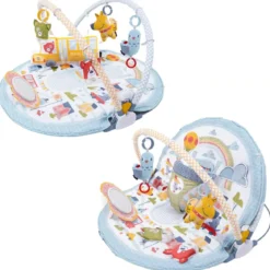 Palestrina Evolutiva Neonato 3 in 1 con Supporto Seduta Giochi 80x90 cm