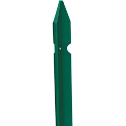 10 Paletti 125 cm per Recinzione in Ferro Plastificato Verde