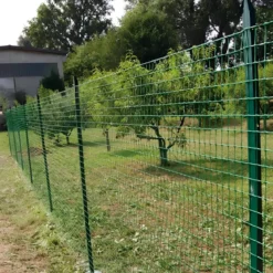 10 Paletti per Recinzione in Ferro Alti 200 cm per Rete Metallica Giardino Pali
