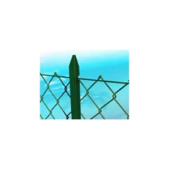10 Pali per Recinzione Ferro 125 cm Plastificato Verde Paletti da Rete Metallo