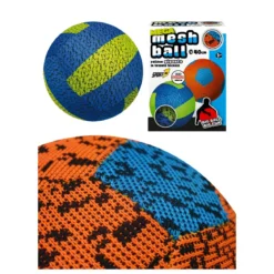Palla Bambini da Calcio Pallavolo in Tessuto 40 cm con Pompa Aria