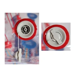 4 Palla Gonfiabile Happy Bumper Ball 1.5 mt 1 Pompa Aria Pallone Calcio Paraurti
