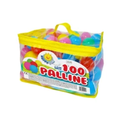 100 Palline Colorate in Plastica per Bambini Casette Gonfiabili Piscina Morbide