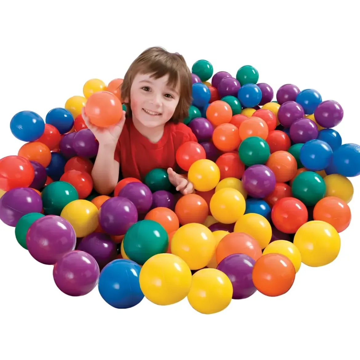 100 Palline per Piscina Gonfiabili Bambini 6,5 cm Colori Assortiti