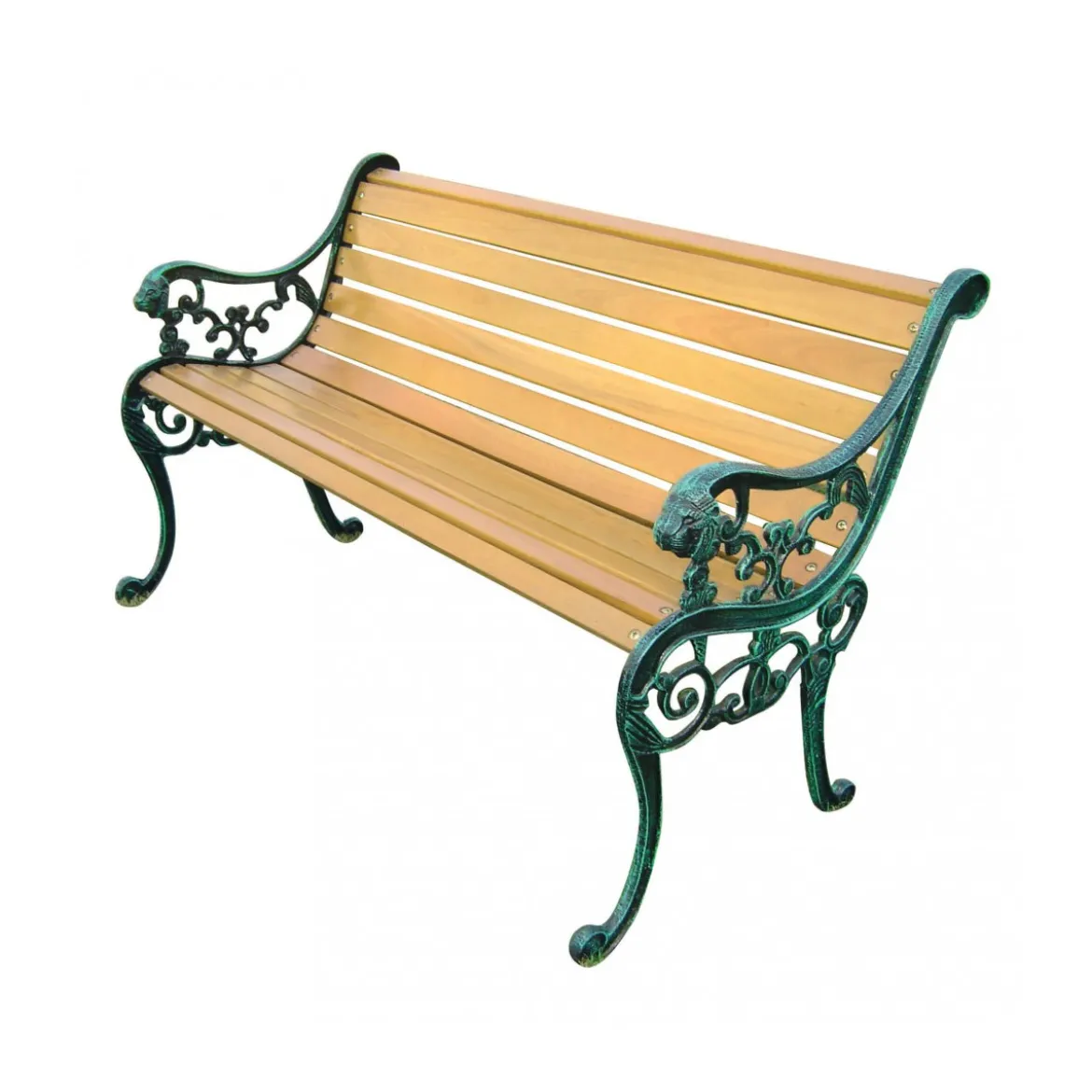 Panchina in Legno e Ghisa da Giardino Seduta da Esterno